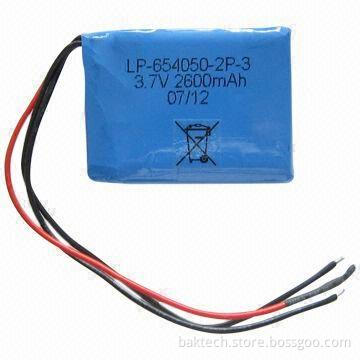 Lithium Polymer Battery Pack with 3.7V Voltage